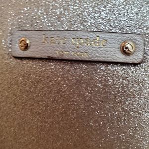 Silver glitter Kate Spade shoulder bag
